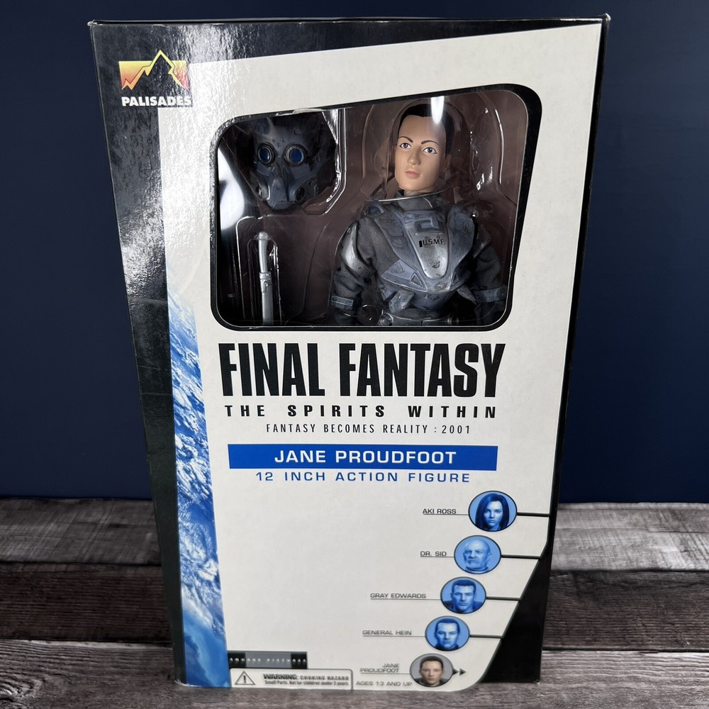 2001 Final Fantasy The Spirits Within Jane Proudfoot 12″ Action Figure Palisades
