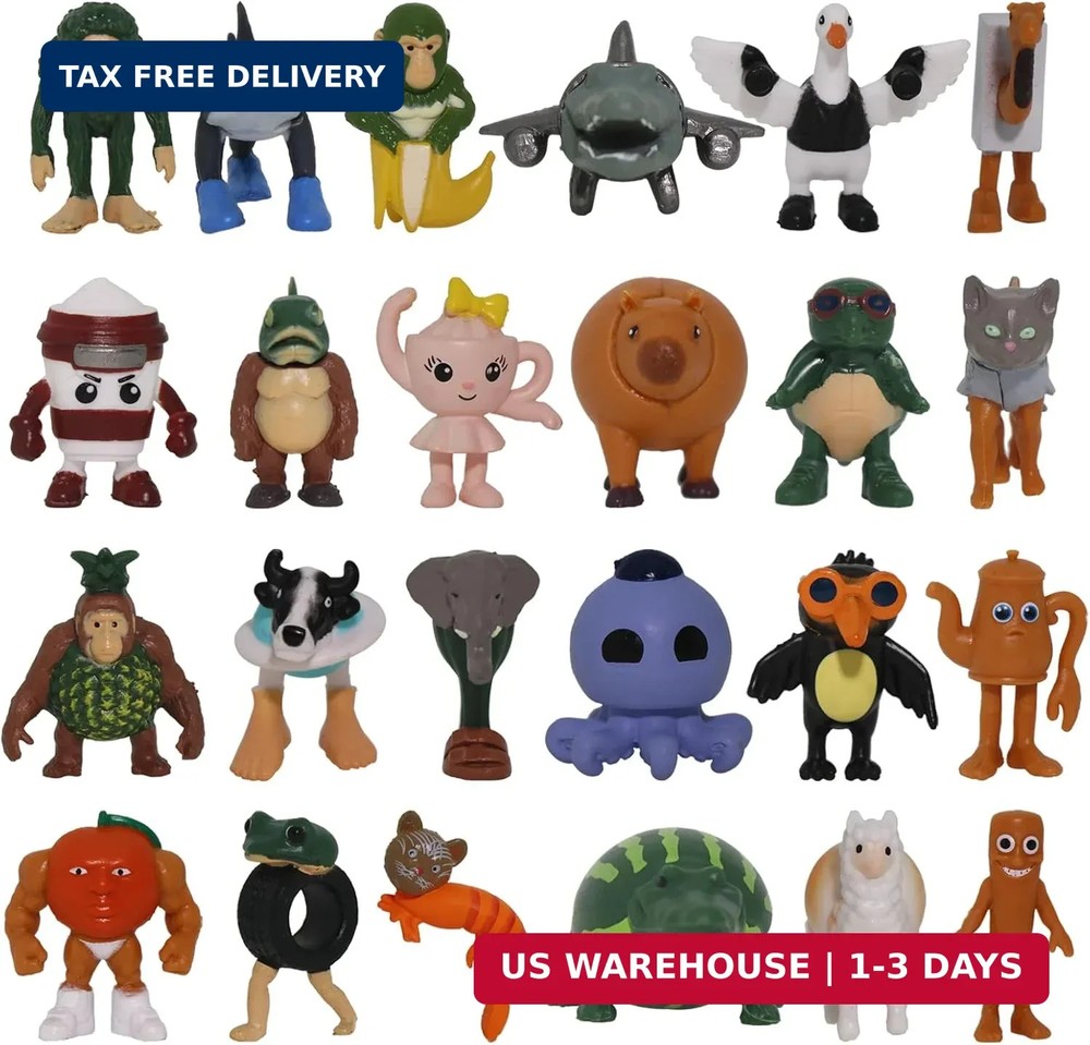 24PCS Italian Action Figure,Tralalero Tralala Action Figure Set with Tralalero T