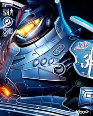 3D Printed Fan Art Gipsy Danger Portrait Bust by Wicked3d