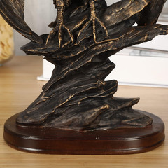 10″ Patriotic Eagle Statue Antique Bronze Finish American Home Office Decor 🦅