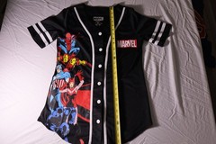 Marvel Avengers Character Mashup Women’s Baseball Jersey – Spider-Man, Iron Man,