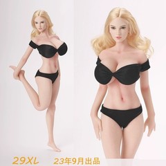 LDDOLL 29XL 1/6 Steel Bone Finger Bone Large Bust Flexible Body For 12″Figure