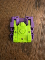 Alpha Bots Letter U PURPLE GREEN Silver Robot Alphabet Transformers
