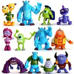 Monsters Inc. Monsters University Mike Sully Action Figure Kids Toy Gift 12 Pcs