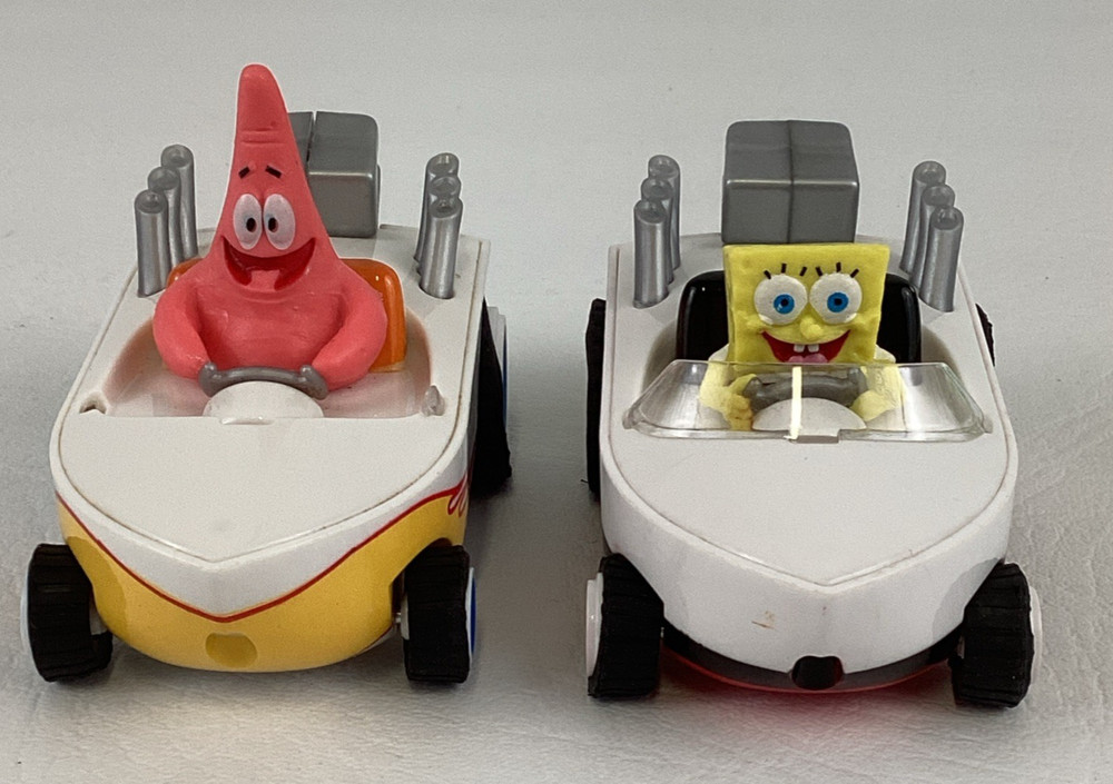 SpongeBob SquarePants Pull Back N Go Boat Racers Patrick Star Bikini Bottom 2013