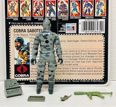 GI Joe 1984 Firefly v1 Complete Tight Full Card Back Vintage Hasbro ARAH