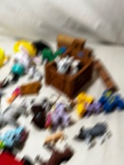 Vintage Lot of Animal Figures Random Mixed Hard Plastic & Rubber Toys
