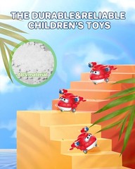 Super Wings Airplane Robot Figures 15-Pack-~