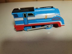 Thomas Trackmaster Motorized Streamlined Racing Thomas 2013 Runs Great VG Cond