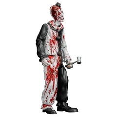 Terrifier 2 Eye Poppin Art The Clown Figure Bloody Trick or Treat Studios