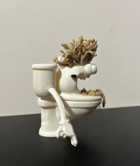 Italian Brainrot Spaghetti tualetti – Limited Edition Physical Figure Toy Meme