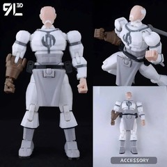 3D Printed Invincible Superhero Action Figures with Articulatable Limbs
