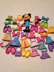 Disney Minnie Mouse Boutique Snap N’ Style Dress Up Lot Accessories