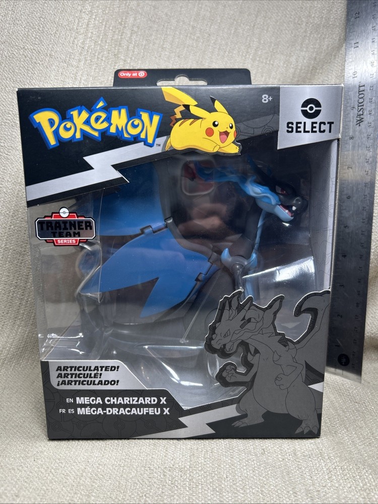 Jazwares Pokemon Select Trainer Series 9 6” Figure Sealed Mega Charizard X