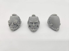 Custom 3d Printed Scientist head for Cosmic Mythic Legions 1/12 scale figure