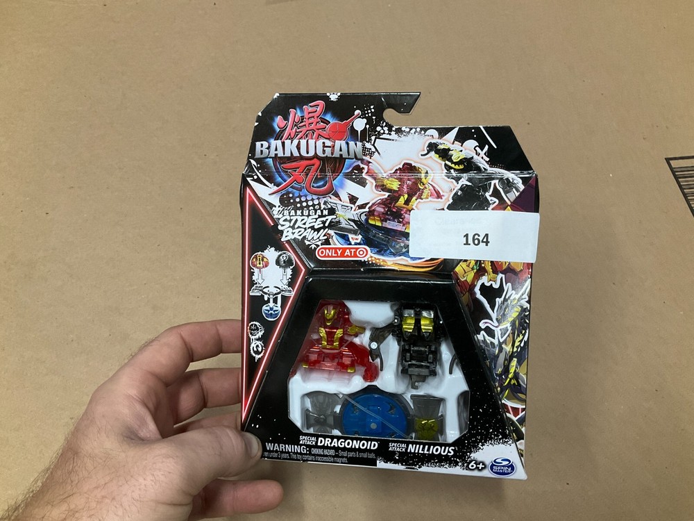 BAKUGAN Generation 3 STREET BRAWL Dragonoid Nillious Target Exclusive