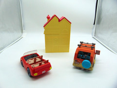 15 Bluey Characters & Bluey Toy Accessories, 4 Wheelers, Jeep, Play House, Etc.