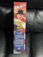 Xtra Salty Gunnery Sgt. R. Lee Ermey 12” Action Figure – Full Metal Jacket – NEW