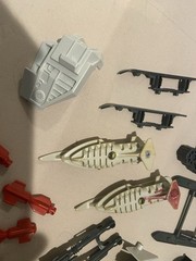 GI Joe Hasbro 3.75” 1987 Cobra Wolf & Cobra Sea-Ray Parts Lot