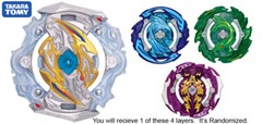 TAKARA TOMY Beyblade Burst Rise GT RANDOM Layer Vol 3 Knockout Odin B-152 (1pcs)