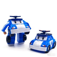 6pcs Academy Robocar Toys Poli Roy Amber Robot Mark Bucky Transformer Kids Gifts