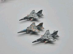 Micro Machines Military Aircraft F-1 Jet Planes Lot Of 3