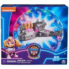 Paw Patrol Mighty Movie Skye Figure & Airplane Toy for Kids Ages 3+