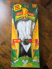 Mighty Morphin Power Rangers Sound Effect Gloves Black Ranger