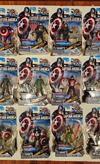 CAPTAIN AMERICA The First Avenger COMPLETE SET LOT Comic, Movie, Concept Figures