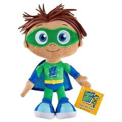 Super Why! Plush Whyatt Beanstall Doll Wyatt Green Willy Super Readers Licensed