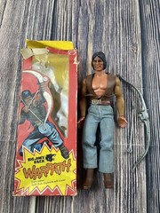 Vintage Big Jim’s Pack Warpath Mattel 1975 Action Figure With Bow Original Box