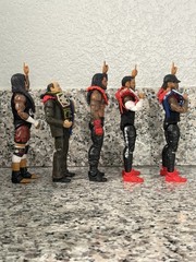 Custom WWE Elite Bloodline Lot Roman Solo Sikoa Jimmy Uso Jey Uso Paul Heyman