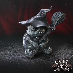 Nemesis Now Shellial Cult Cutie Turtle Figurine, Resin, Black, Cast in the Fines