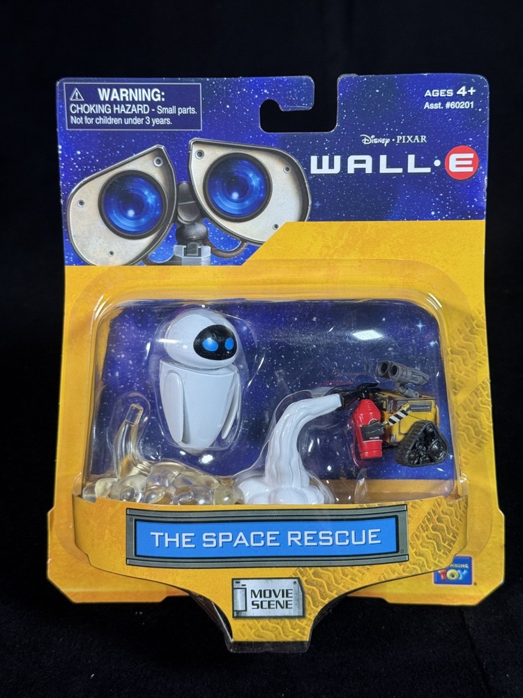Disney Pixar Wall-E The Space Rescue Movie Scene Thinking Toy 60203 VERYNICE
