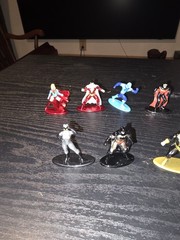 Jada DC Comics Nano Metalfigs Mini Figures Superheroes Die-Cast Metal Lot of 17