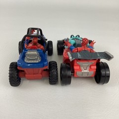 Marvel Amazing Spider-Man Zoom N Go Turbo Cruiser Capture Racer Cars Bundle Lot