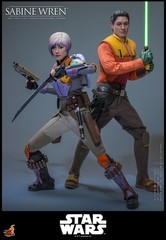 Hot Toys TMS171 Star Wars: Rebels Sabine Wren 1/6 Scale 12″ Figure In Stock USA