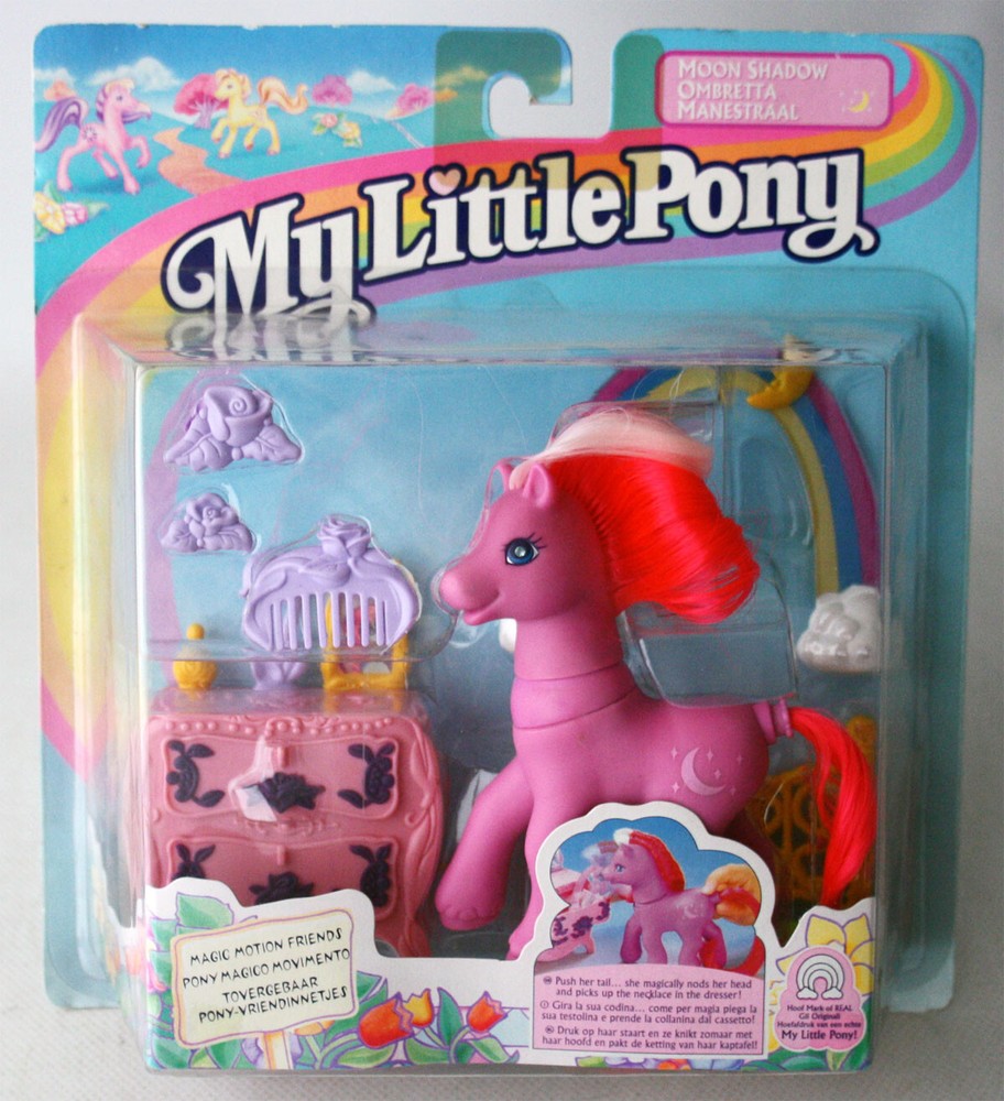 VINTAGE 1997 MY LITTLE PONY MAGIC MOTION FRIENDS MOON SHADOW G2 HASBRO NEW !