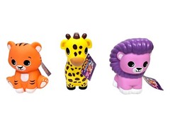 Big Rubber Zoo Animal Collectible Mix (5″-6.5″)Colorful Figures, Elephant, Tiger