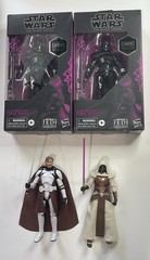 Star Wars Black Series Lot Revan Obiwan Purge Trooper Elextrostaff 6” Figures