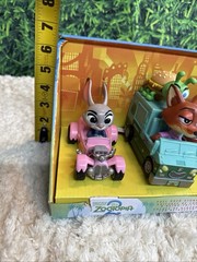 Disney Parks Zootopia 2 Set Of 3 Pullback Toy Stunt Cars Action Figures NEW!