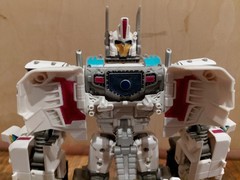 Transformers Combiner wars Voyager optimus prime with Thunderclash Toyhax