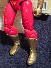 TIGER Deluxe TALKING TURBO MAN 1996 13” Action Figure FINE in ROUGH Box-Complete