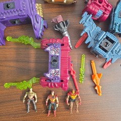Battle Builders Toy Biz 1996 Building System Pieces And Figures Lot 90s Retro