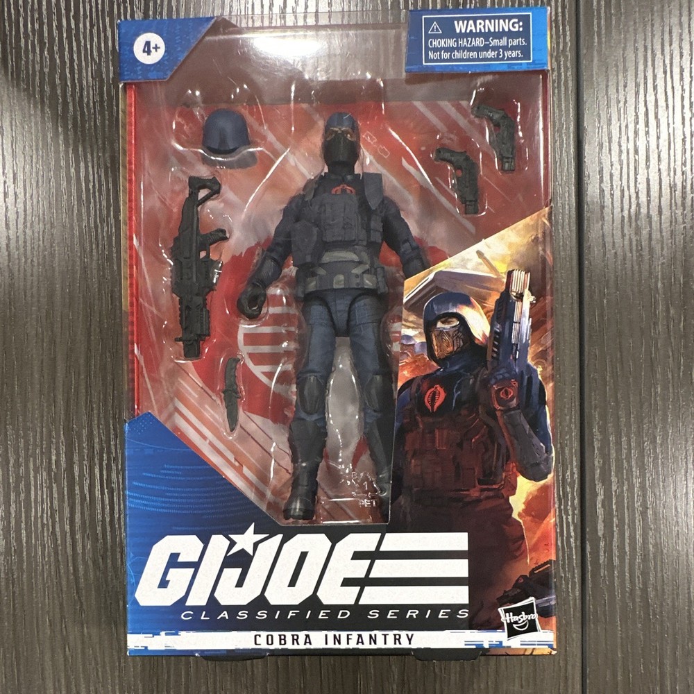 Hasbro G.I. Joe Classified Series Cobra Infantry Action Figure w/ Gun Knife