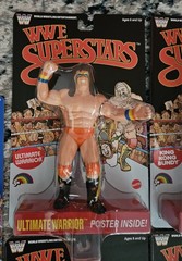 LJN WWE Superstars Series 2 Black Card ULTIMATE WARRIOR VENTURA BUNDY AUSTIN MIB
