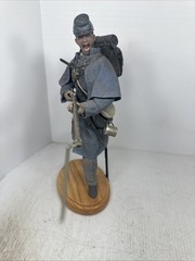 1/6 CUSTOM CIVIL WAR UNION “YANKEE” CHARGING INFANTRYMAN MUSKET + OAK STAND