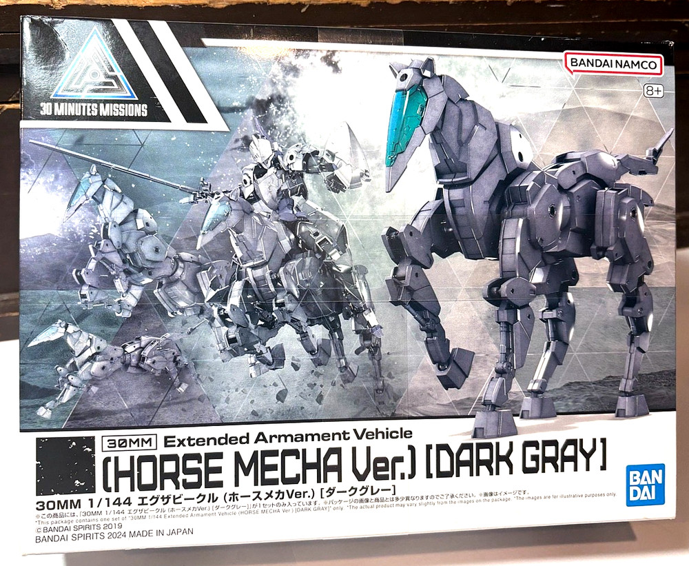 Bandai 30MM EV-16 Horse Mecha Dark Gray 1/144 Model Kit New Sealed L097
