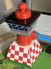 Thomas Friends Wooden Railway SODOR AIRFIELD SET w/CLICKETY TRACK Complete READ