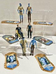 Mattel Avatar Jake Sully Wheelchair Grace Norm Mile Figure Lot Set James Cameron